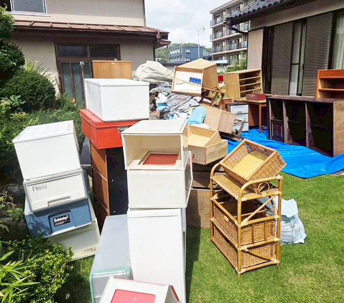 株式会社早稲田技研の事業実績 不用品回収